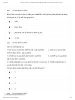 Đáp án đề 11  luyện tập các dạng bài tập thường gặp về cơ chế di truyền và biến dị   phần 3 