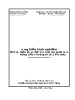 SKKN một số biện pháp chỉ đạo đổi mới phương pháp dạy học môn tiếng việt tại trường tiểu học số 2 liên thủy 