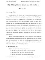 SKKN một số biện pháp rèn đọc cho học sinh yếu lớp 1 