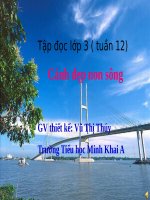 slide bài giảng cảnh đẹp non sông 