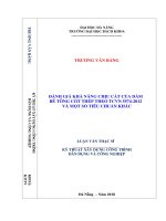 Đánh giá khả năng chịu cắt của dầm bê tông cốt thép theo TCVN 5574 2012 và một số tiêu chuẩn khác 