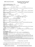 Đề thi học sinh giỏi cấp huyện môn Toán lớp 7 năm 2016 2017  Phòng GD Và ĐT Lâm Thao