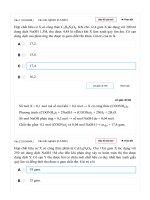 Hoc24h vn   thi online  NC HC 05  chinh phục các dạng toán về muối amoni hữu cơ (đề 2) 