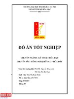 Nghiên cứu tổng hợp và tách khối g c3n4 làm xúc tác cho quá trình khử Cr(VI) trong môi trường nước  