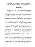 SKKN giải pháp phát huy tính tích cực trong dạy học môn tiếng anh 