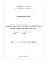 Nghiên cứu tạo chủng vi khuẩn vibrio parahaemolyticus đột biến giảm độc lực nhằm phát triển vắc xin phòng bệnh hoại tử gan thận trên một số loài cá biển (tt) 