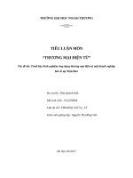 Trình bày kinh nghiệm ứng dụng thương mại điện tử một doanh nghiệp bán lẻ tại nhật bản y 