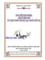 SKKN một số biện pháp xây dựng trường tiểu học đạt chuẩn quốc gia 