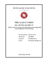 Trình bày ứng dụng hoạch định nguồn lực doanh nghiệp (ERP) tại doanh nghiệp bán lẻ thế giới di động 