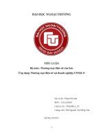 Ứng dụng thương mại điện tử tại doanh nghiệp UNIQLO 