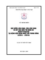 Luận án tiến sĩ y học: Đặc điểm lâm sàng, cận lâm sàng và kết quả điều trị bệnh nhân nhiễm Rickettsiaceae tại Bệnh viện bệnh Nhiệt đới Trung ương (tháng 3 năm 2015 – tháng 3 năm 2018)