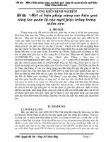 SKKN một số biện pháp phát triển nhận thức cho trẻ 5 6 tuổi thông qua hoạt động khám phá khoa học 