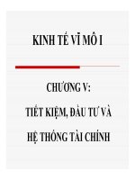 Bài giảng Kinh tế vĩ mô I: Chương 5  ThS. Nguyễn Thị Hồng