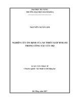 Nghiên cứu ổn định của xe thiết giáp BTR 152 trong công tác cứu hộ 