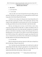 SÁNG KIẾN KINH NGHIỆM một số biện pháp xây dựng môi trường lấy trẻ làm trung tâm tại lớp chồi 1 trường mầm non hoa pơ lang 