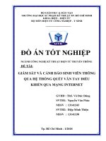 Đồ án tốt nghiệp: Giám sát và cảnh báo sinh viên thông qua hệ thống quét vân tay điều khiển qua mạng Internet