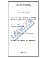 Nghiên cứu giải pháp bảo mật cơ sở dữ liệu SQL server 2012 bằng phương pháp mã hóa