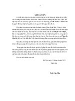 Đồ án tốt nghiệp: Phân tích trạng thái khai thác và dự báo sản lượng khai thác mỏ Hắc Long