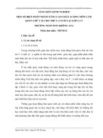 SÁNG KIẾN KINH NGHIỆM một số BIỆN PHÁP NHẰM NÂNG CAO CHẤT LƯỢNG môn làm QUEN CHỮ cái CHO TRẺ 5  6 TUỔI tại lớp lá 5