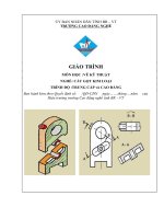 Giáo trình Vẽ kỹ thuật  Nghề: Cắt gọt kim loại  CĐ Kỹ Thuật Công Nghệ Bà Rịa Vũng Tàu