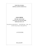 Giáo trình Kinh tế học  Nghề: Kế toán doanh nghiệp (Trung cấp)  CĐ Nghề Đà Lạt