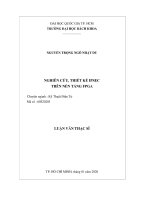 Nghiên cứu, Thiết kế IPSEC trên nền tảng FPGA