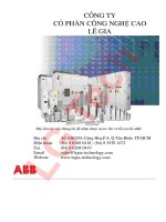 Tài liệu biến tần ABB tiếng việt.