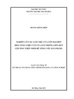 nghiên cứu sự làm việc của cốt đai đến khả năng chịu cắt của sàn trong liên kết cột ống thép nhồi bê tông với sàn phẳng
