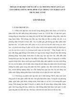 SKKN mối quan hệ biện chứng giữa các phương pháp lập luận giải thích, chứng minh, b̀nh luận trong văn nghị luận ở  trung học cơ sở 