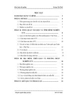 Luận văn sư phạm Bước đầu nghiên cứu cấu trúc quần xã động vật chân khớp bé (Microathropoda) ở sinh cảnh đất canh tác cây ngắn ngày - vườn Quốc gia Xuân Sơn - tỉnh Phú Thọ