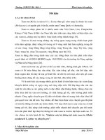 Luận văn sư phạm Nghiên cứu hệ thống tái sinh cây xoan ta ( Melia Azedarach L,) phục vụ chuyển Gen