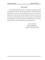 Luận văn sư phạm Nghiên cứu hàm lượng diệp lục tổng số và hàm lượng Prolin của lá cây đậu tương trong điều kiện gây hạn