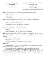 de tuyen sinh lop 10 thpt nam 2019 2020 mon toan so gddt khanh hoa 