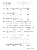 Thầy đặng thành nam  đề giao lưu kiến thức toán năm 2019 – 2020 lần 2 trường quảng xương 1 – thanh hóa 