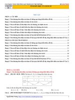 TÍNH đơn điệu của hàm số