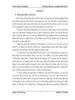 Luận văn sư phạm Nghiên cứu đặc điểm sinh học và đề xuất nuôi bảo tồn loài ếch cây sần Bắc bộ = THELODERMA CORTICALE