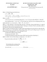 de tuyen sinh lop 10 thpt nam 2019 2020 mon toan so gddt ha tinh 