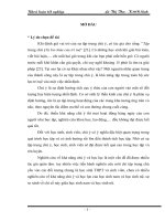 Luận văn sư phạm Nghiên cứu khả năng chú ý và học lực của học sinh trường THPT Hoàng Quốc Việt, thành phố Bắc Ninh