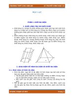 LÝ THUYẾT HÌNH HỌC 12