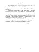 Đề tài: Nâng cao chất lượng nguồn nhân lực tại Công ty Cổ phần thương mại Tổng hợp Toan Vân
