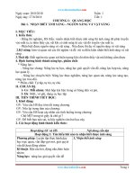 Giáo án môn Vật lí 7 học kì 1 phương pháp mới