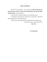 Đề tài  một số biện pháp mở rộng đối tượng và nâng cao hiệu quả hoạt động BHYT trên địa bàn thành phố hải phòng 