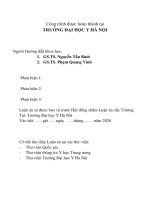 Tóm tắt luận án tiến sĩ y học  đánh giá hiệu quả của nilotinib trên người bệnh bạch cầu mạn dòng tủy giai đoạn mạn đề kháng hoặc không dung nạp với imatinib 