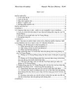 Luận văn sư phạm Bức tranh xã hội thực dân nửa phong kiến trong thể loại phóng sự của nhà văn Vũ Trọng Phụng