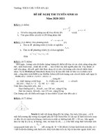 DE TK TS 10 CHU VAN AN q1 20 21 đề 2 