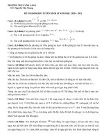 DE TK TS 10 VAN LANG q1 20 21 đề 7 