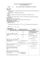 Giáo án môn Giải tích lớp 12