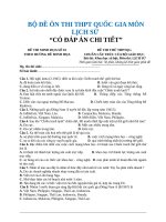 2020 BỘ ĐỀ ÔN THI THPT QUỐC GIA MÔN LỊCH SỬ  “CÓ ĐÁP ÁN CHI TIẾT”