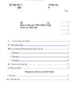 sáng kiến kinh nghiệm trung học sơ sở: Kinh nghiệm “sử dụng ngôn ngữ lập trình pascal để giải toán”