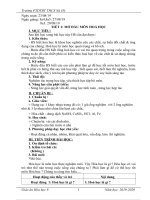 Giáo án môn Hóa học học kì 1 lớp 8 năm học 2019 2020  Trường PTDTBT THCS Nà Hỳ